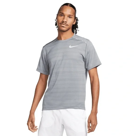 Nike Men's Dri-FIT Miler Short Sleeve Top - Picture 1 of 5